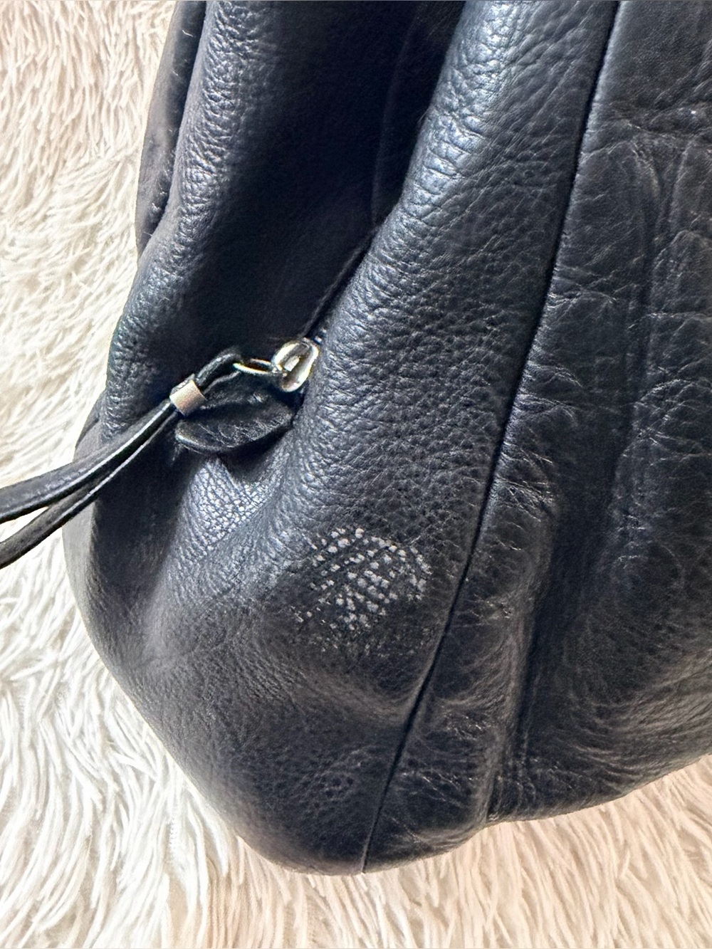 Coach Madison Phoebe 2013” Black Pebbled Leather Hobo Shoulder Bag #26224 - Picture 9 of 16